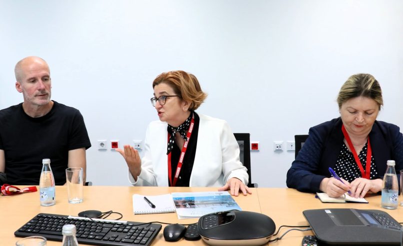 Rukovodstvo Sindikata na sastanku sa šefom misije OSCE-a u BiH